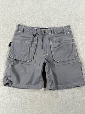 Blaklader Cargo Short Men's 34 Gray Craftsman Carpenter Utility Tool Workwear